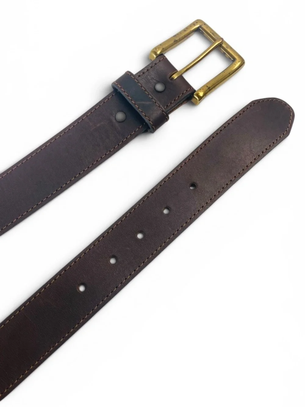 Justin Sycamore Cinch Western Style Snap-on Buckle Belt in Brown Size 44